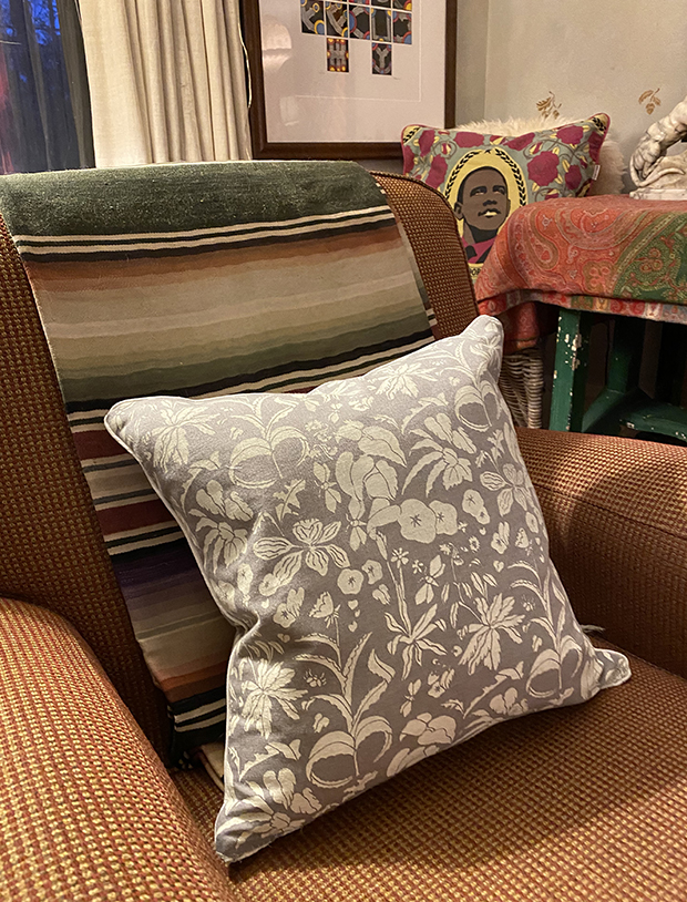 decorative linen pillow
